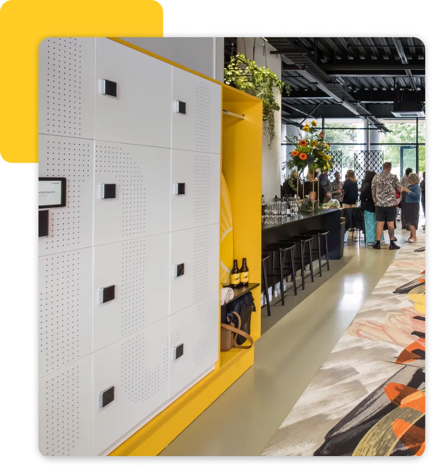 Yellowbox parcel locker system
